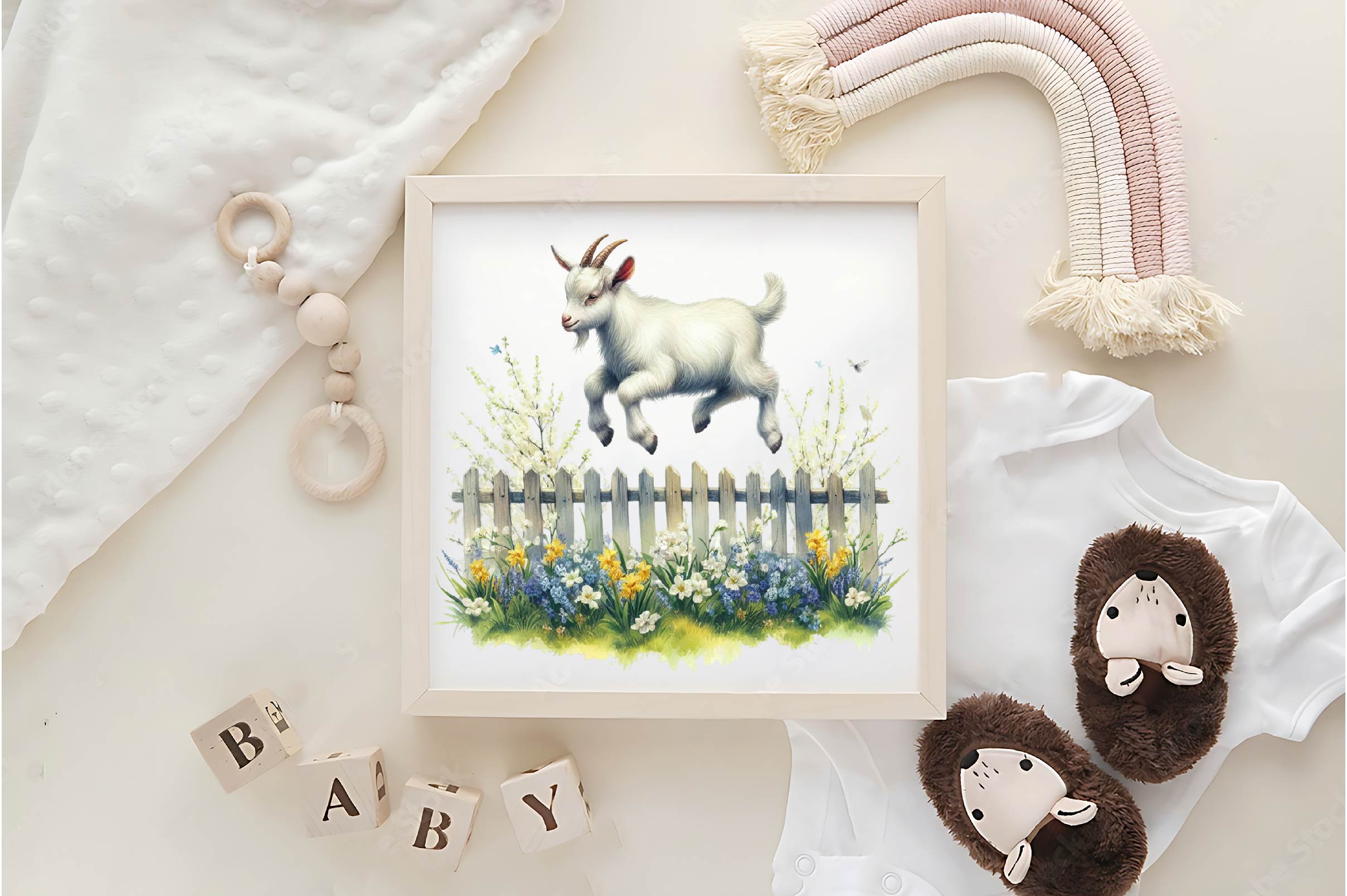 Spring Fence Flowers Clipart Bundle - CraftNest - Digital Crafting and Art