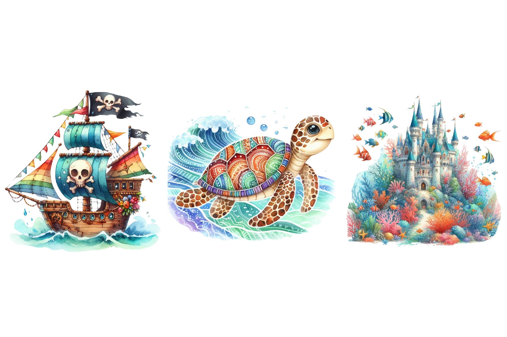 Nautical For Kids Clipart Bundle - CraftNest - Digital Crafting and Art