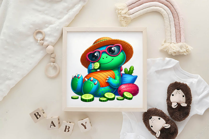 Summer Animals Relaxing Clipart Bundle - CraftNest - Digital Crafting and Art