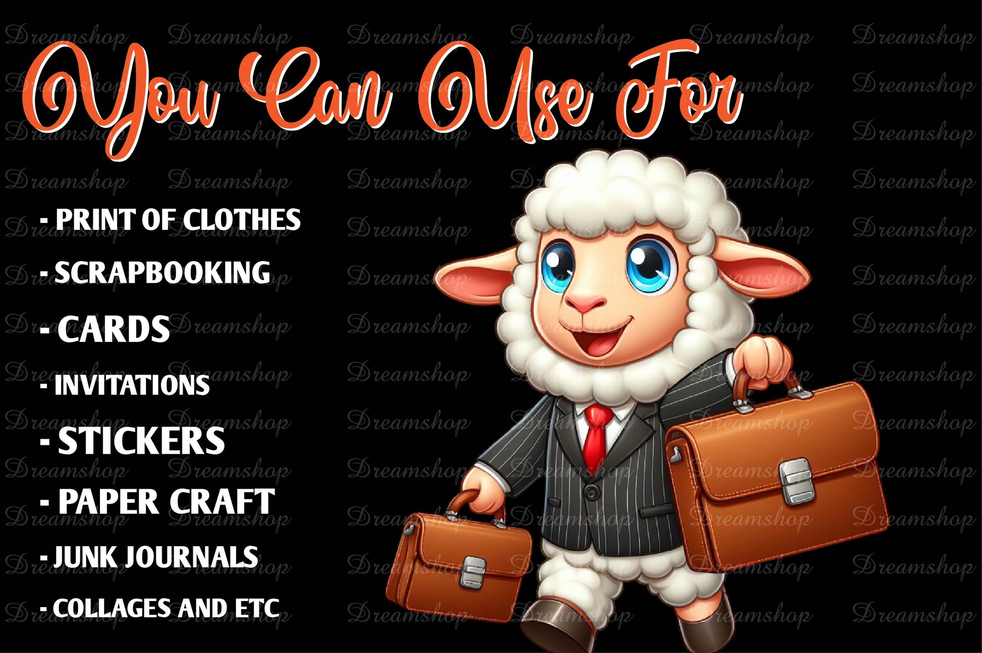 Cute Businessman Animals Clipart Bundle - CraftNest - Digital Crafting and Art