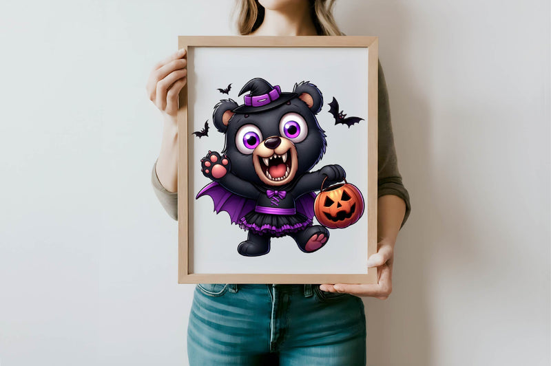 Halloween Halloween Teddy Bear Clipart Bundle - CraftNest - Digital Crafting and Art