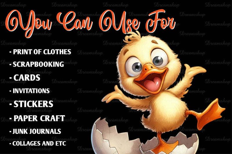 Funny Cute Duck Bird Clipart Bundle - CraftNest - Digital Crafting and Art
