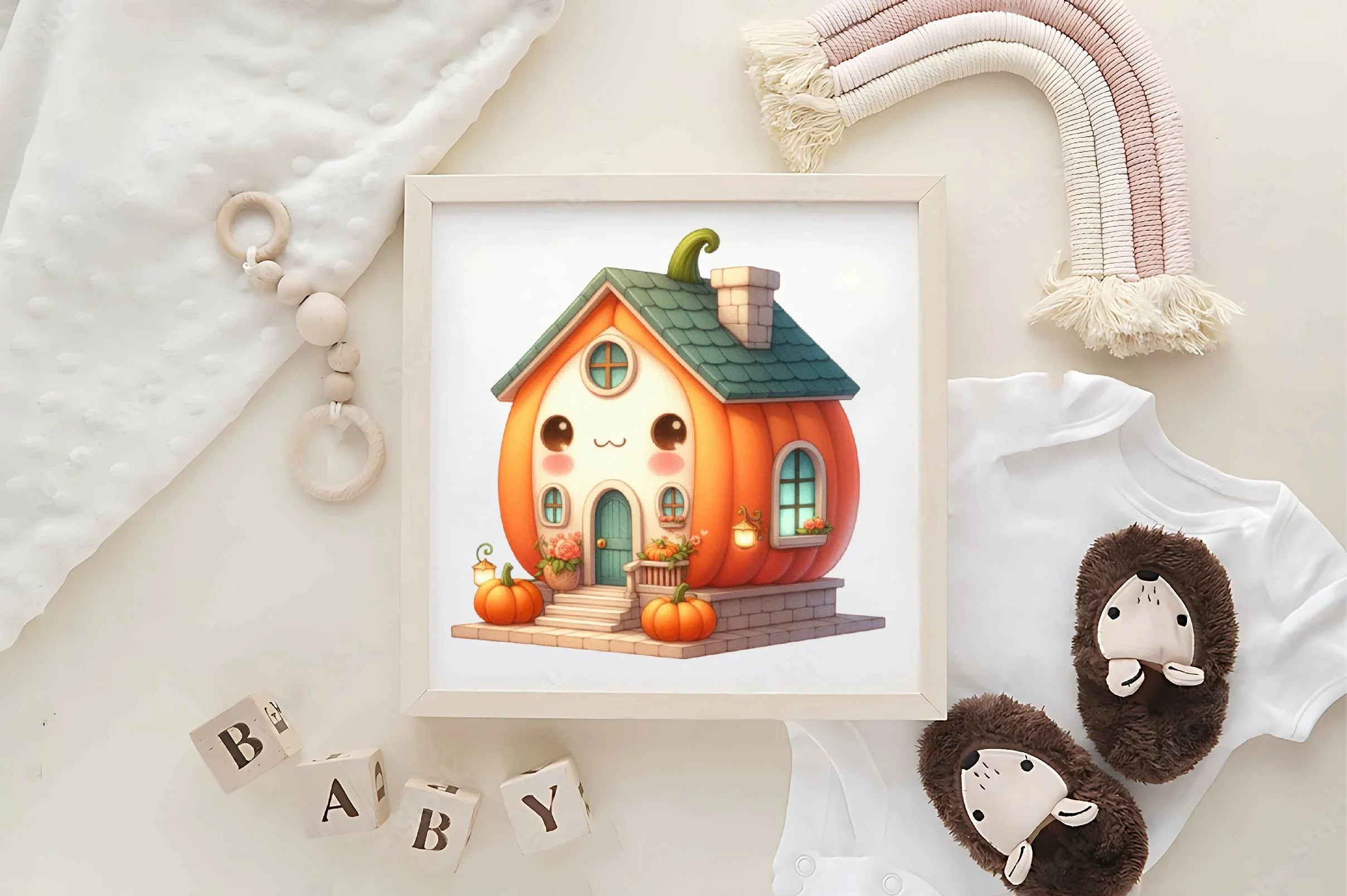 Pumpkin Cottage Clipart Bundle - CraftNest - Digital Crafting and Art