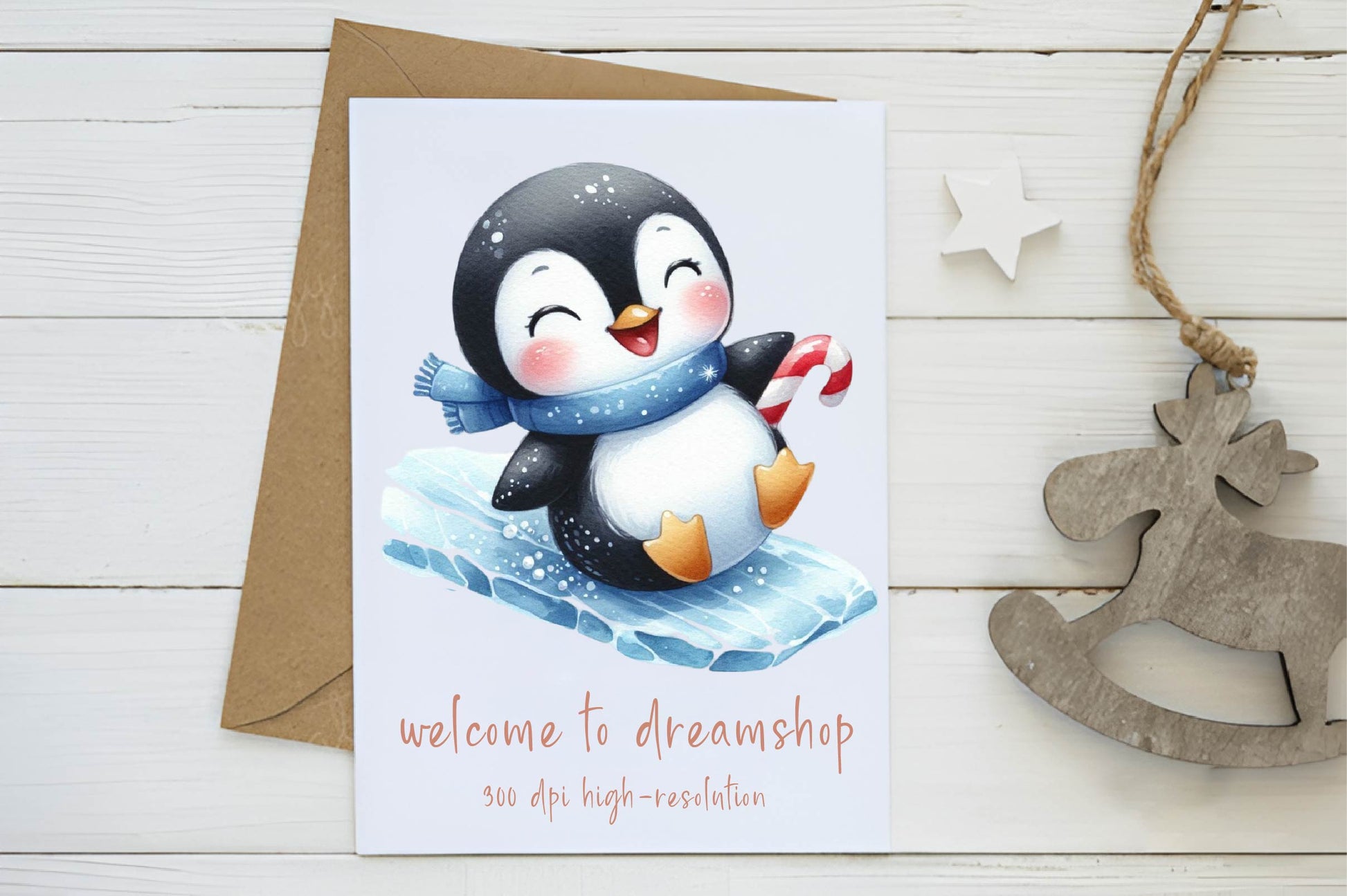 Ice Penguin Clipart Bundle - CraftNest - Digital Crafting and Art