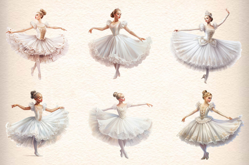 Ballerina Clipart Bundle - CraftNest - Digital Crafting and Art