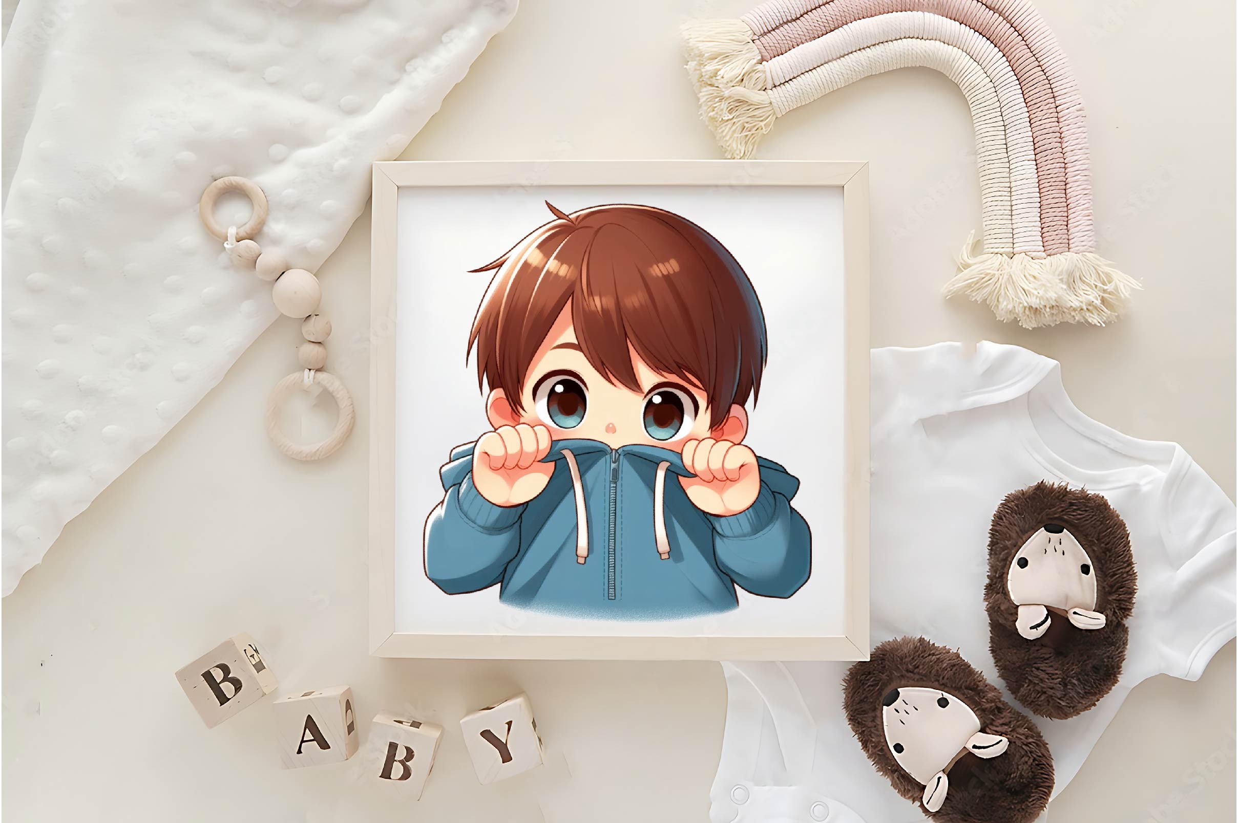 Little Cute Boy Clipart Bundle - CraftNest - Digital Crafting and Art