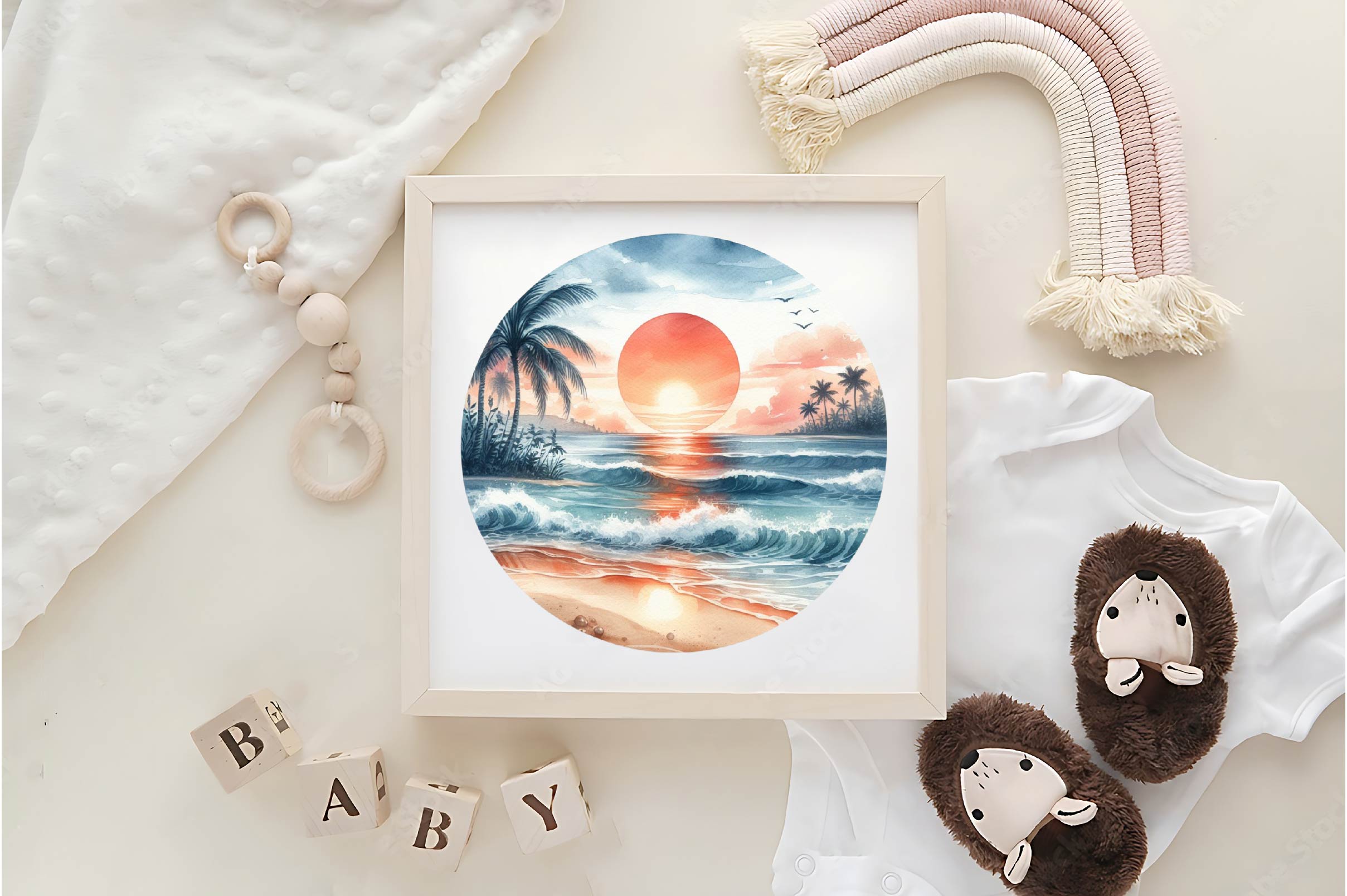 Beach Sunsets Clipart Bundle - CraftNest - Digital Crafting and Art