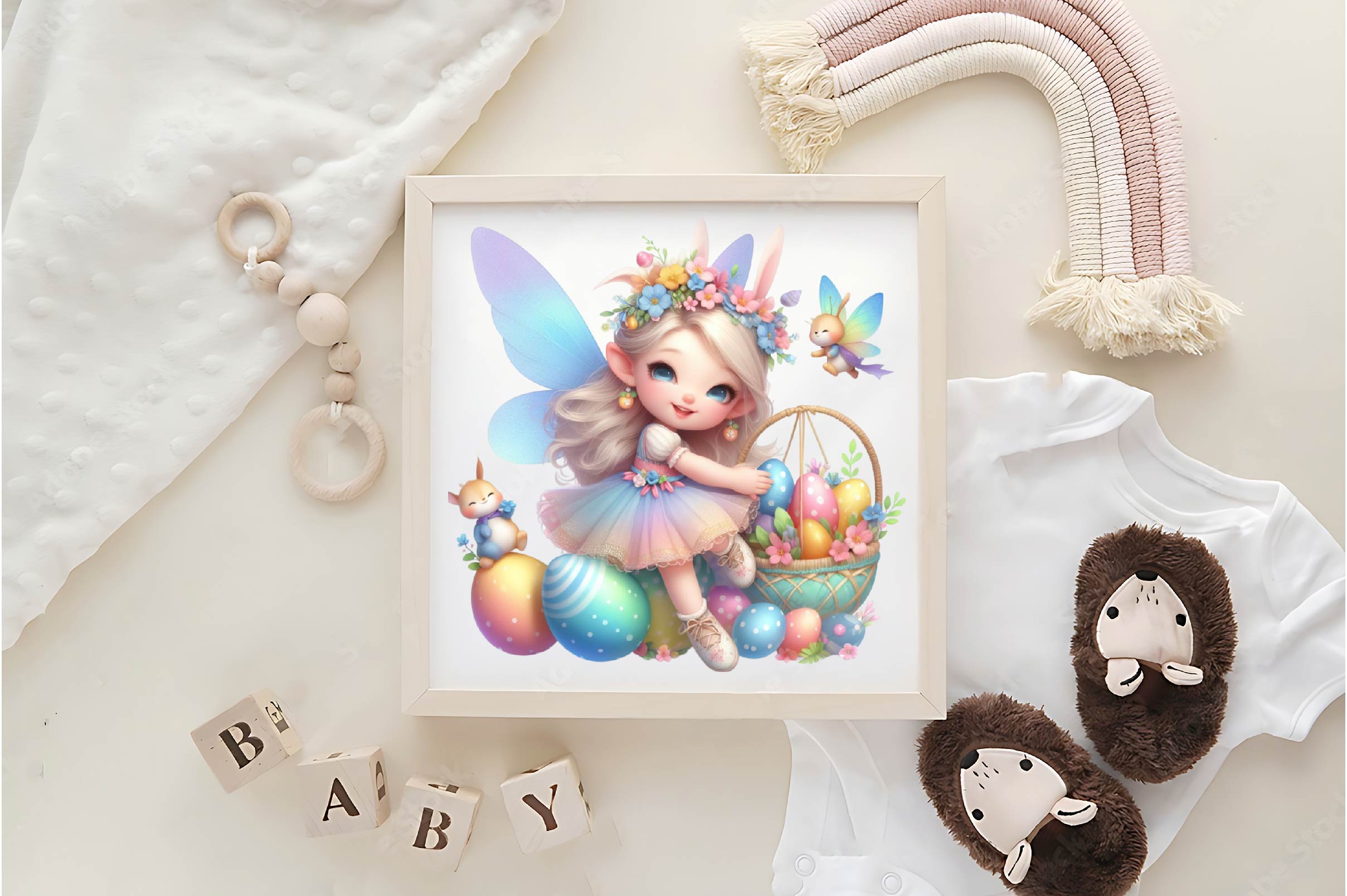 Easter Fairies Clipart Bundle 1 - CraftNest - Digital Crafting and Art