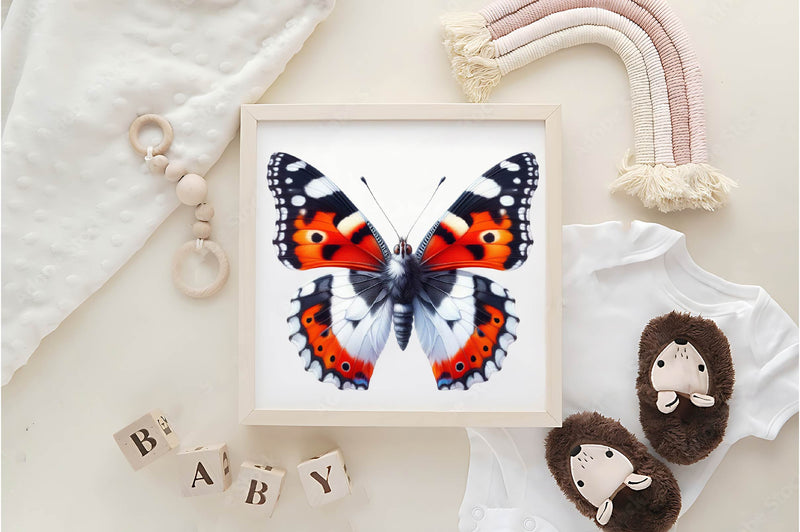 Boho Flower Butterfly Clipart Bundle - CraftNest - Digital Crafting and Art