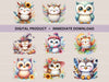 Cute Owls Clipart Bundle