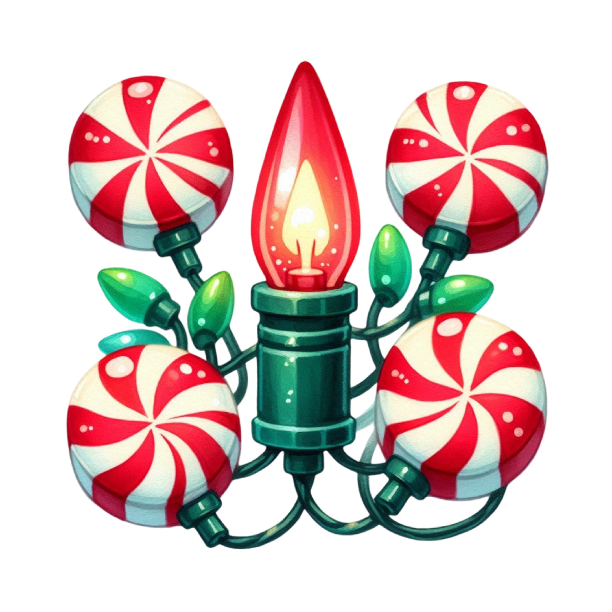 Christmas Candy Peppermint Candy Clipart Bundle - CraftNest - Digital Crafting and Art