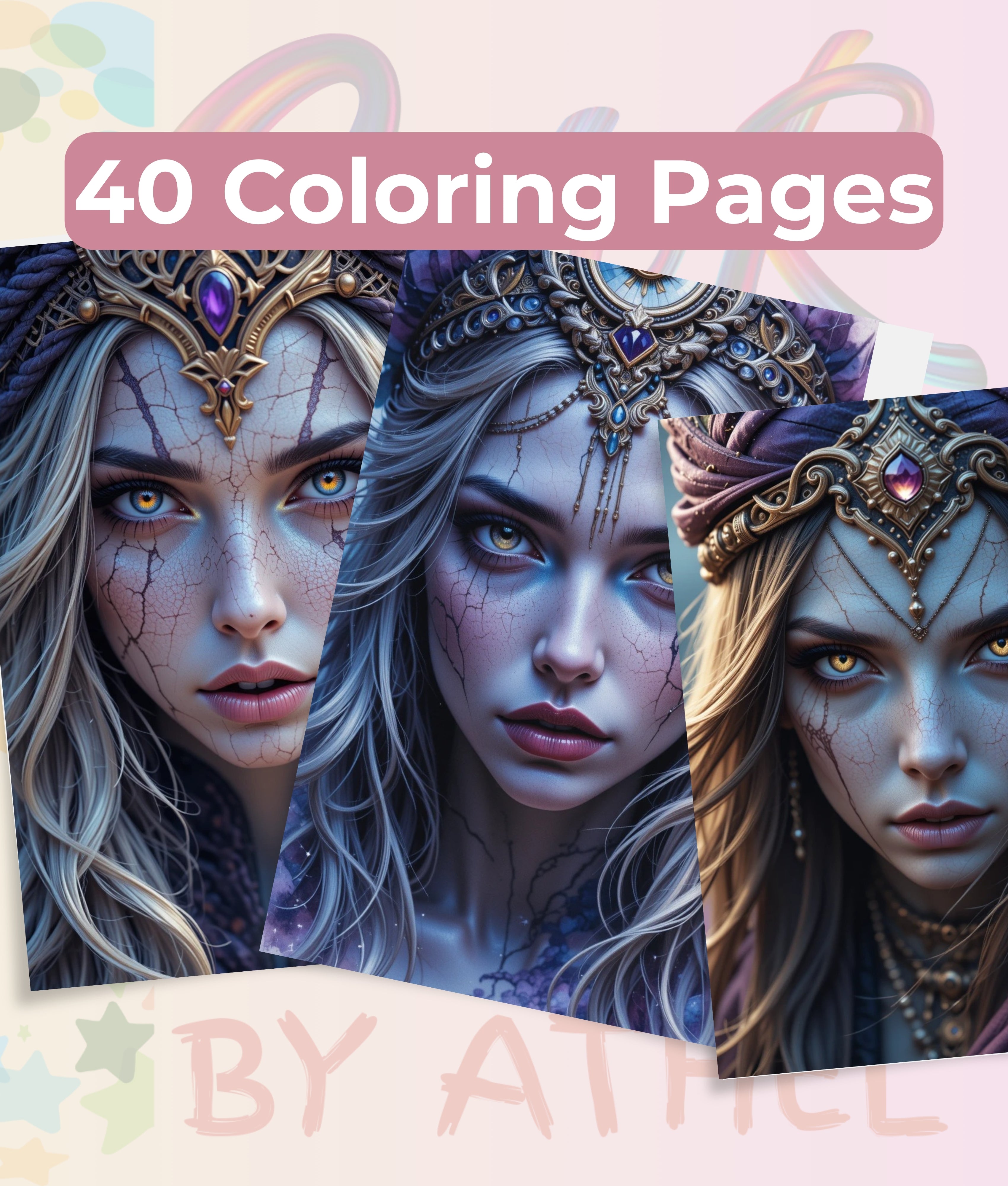 Faces of Power: Coloring Book Bundle