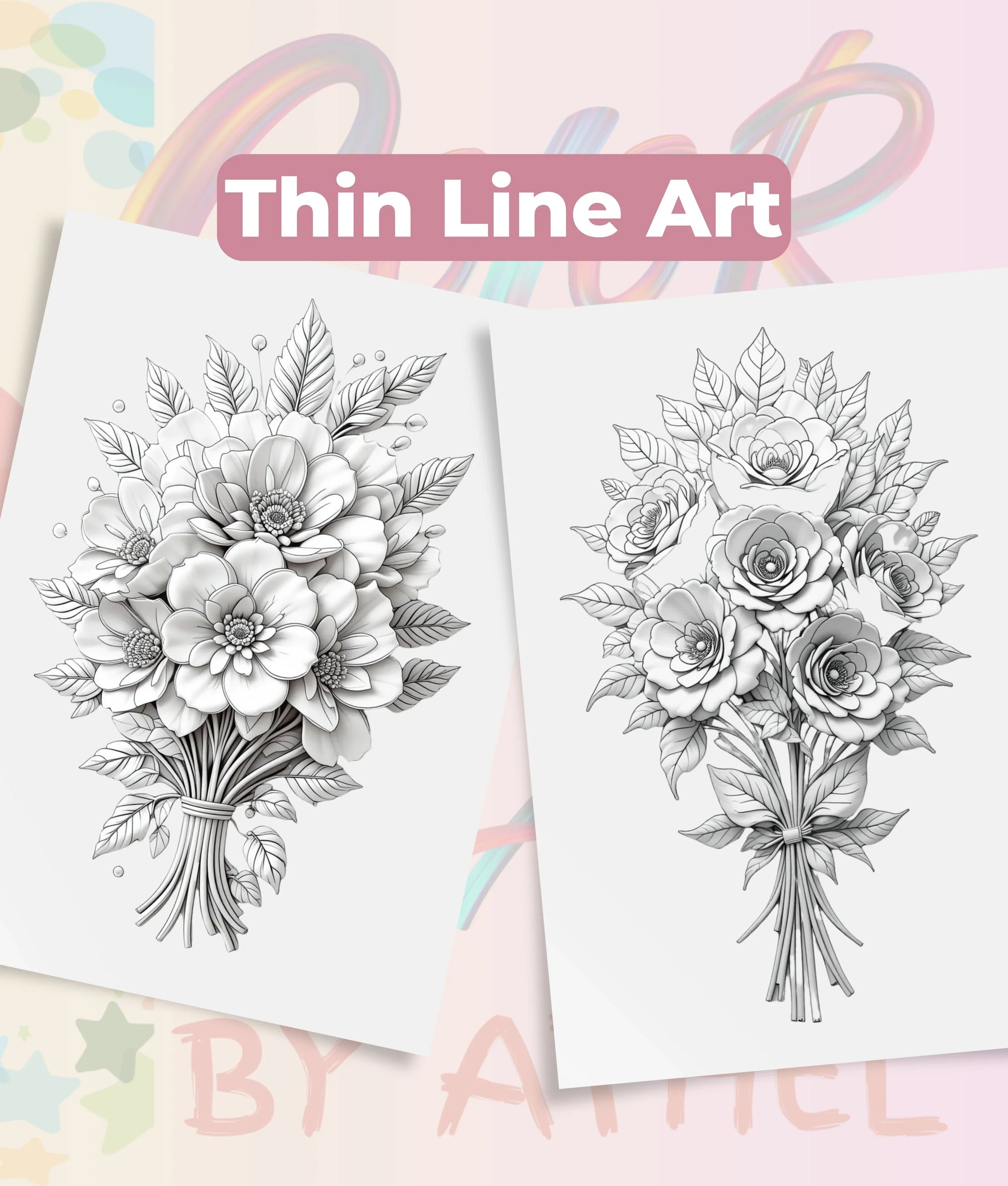 Sculpted Blooms Coloring Book Bundle - CraftNest - Digital Crafting and Art