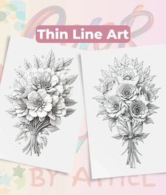 Sculpted Blooms Coloring Book Bundle - CraftNest - Digital Crafting and Art