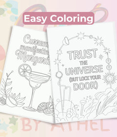 Witchy Affirmations Coloring Book Bundle - CraftNest - Digital Crafting and Art