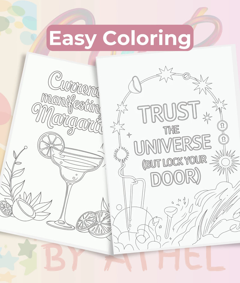 Witchy Affirmations Coloring Book Bundle - CraftNest - Digital Crafting and Art