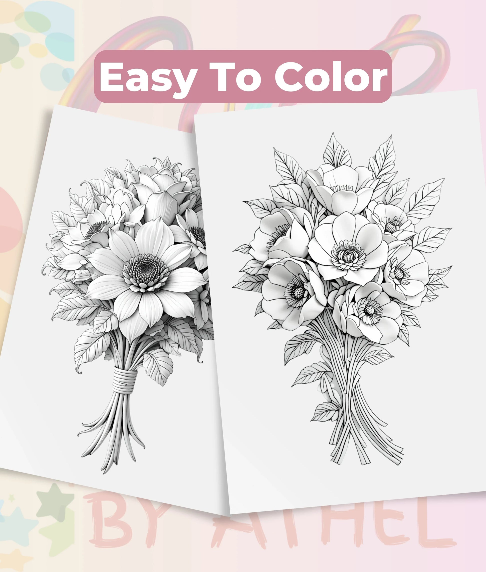 Sculpted Blooms Coloring Book Bundle - CraftNest - Digital Crafting and Art