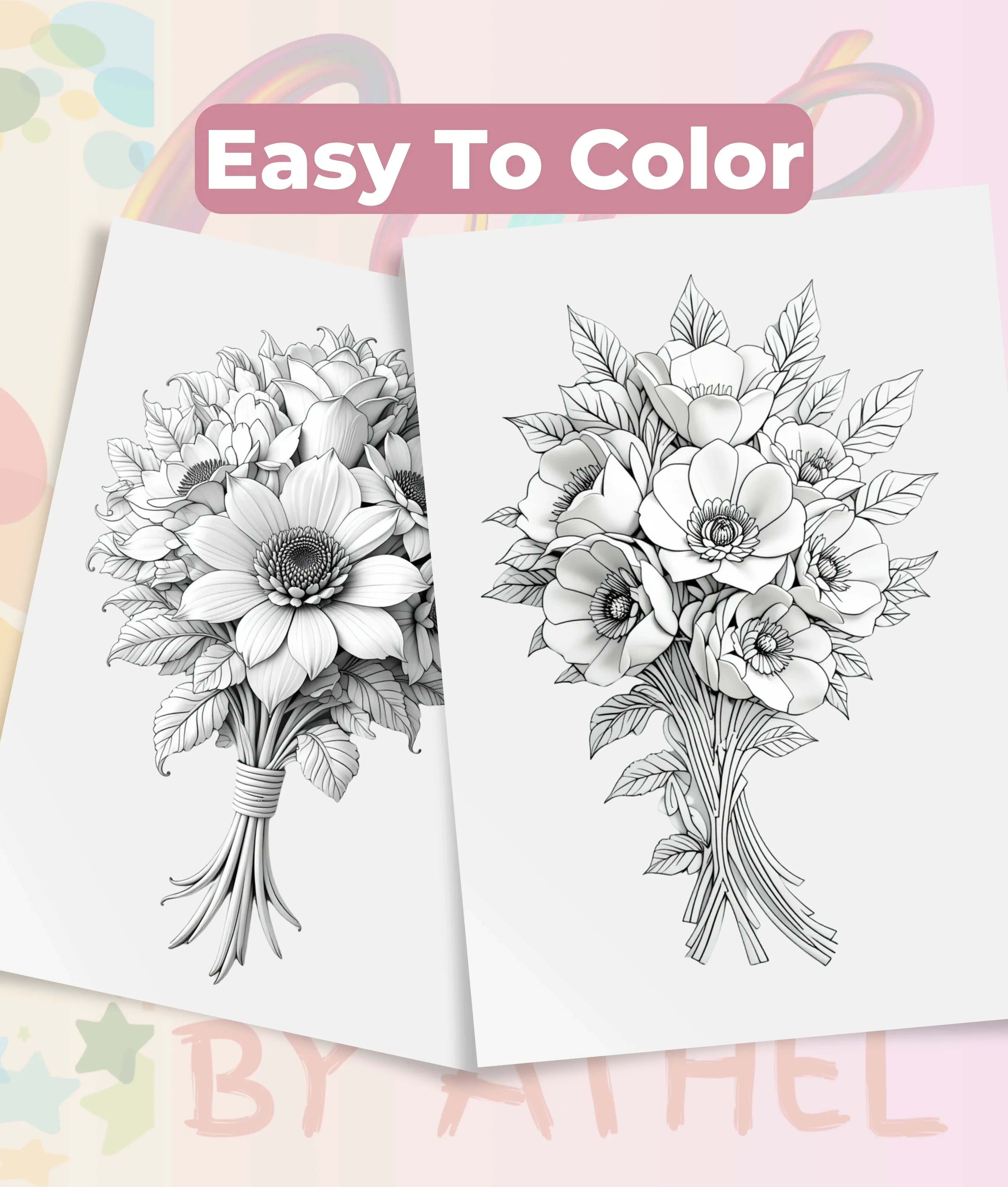 Sculpted Blooms Coloring Book Bundle - CraftNest - Digital Crafting and Art