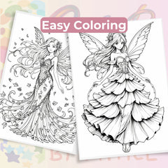 Anime Autumn Fairies Coloring Book Bundle - CraftNest - Digital Crafting and Art