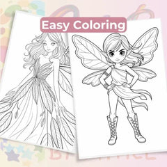 Autumn Fairies Coloring Books for Kids Bundle - CraftNest - Digital Crafting and Art