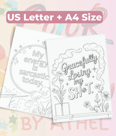 Witchy Affirmations Coloring Book Bundle - CraftNest - Digital Crafting and Art