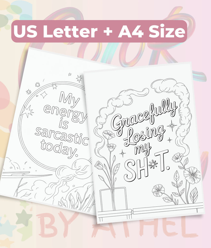 Witchy Affirmations Coloring Book Bundle - CraftNest - Digital Crafting and Art