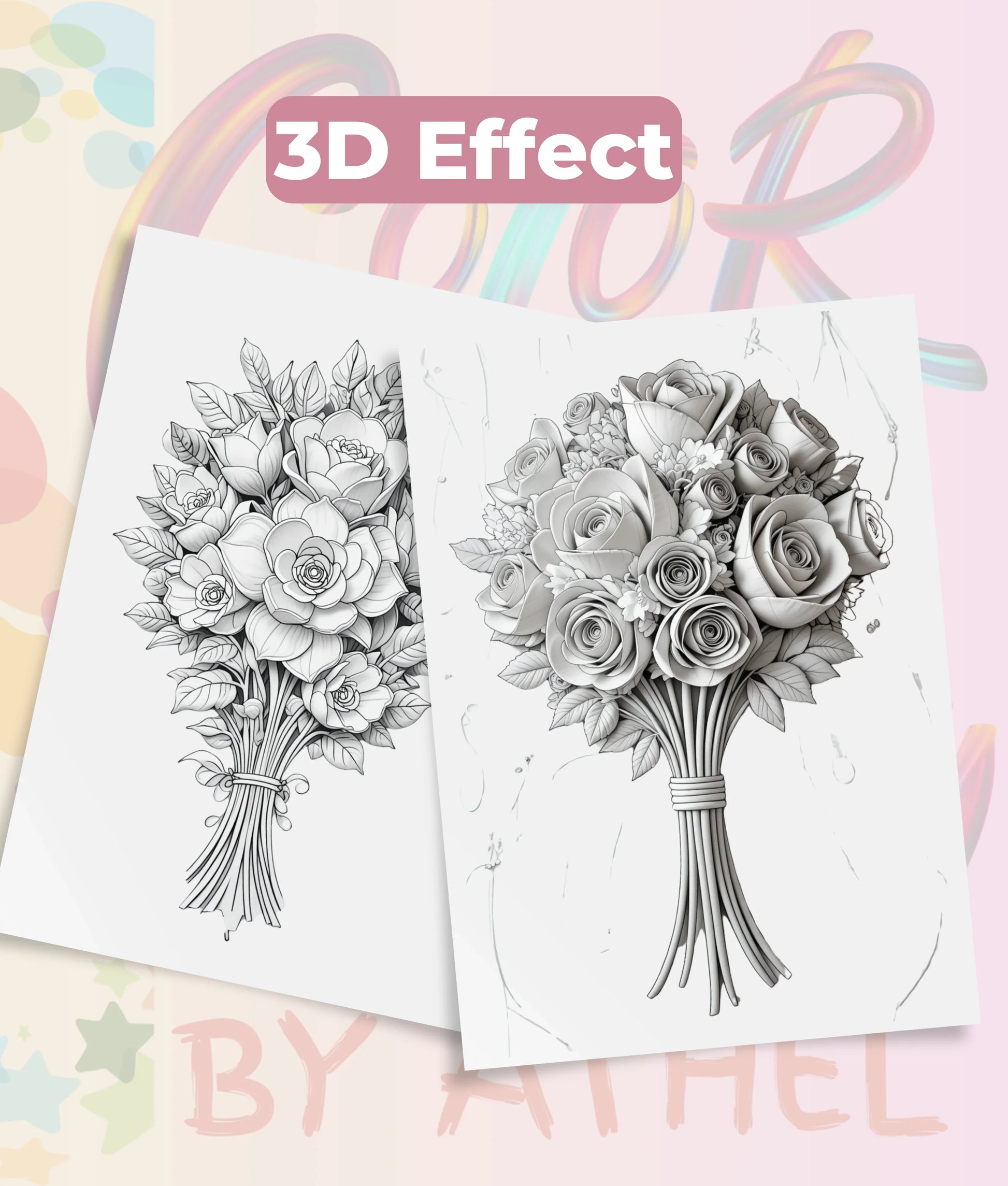 Sculpted Blooms Coloring Book Bundle - CraftNest - Digital Crafting and Art