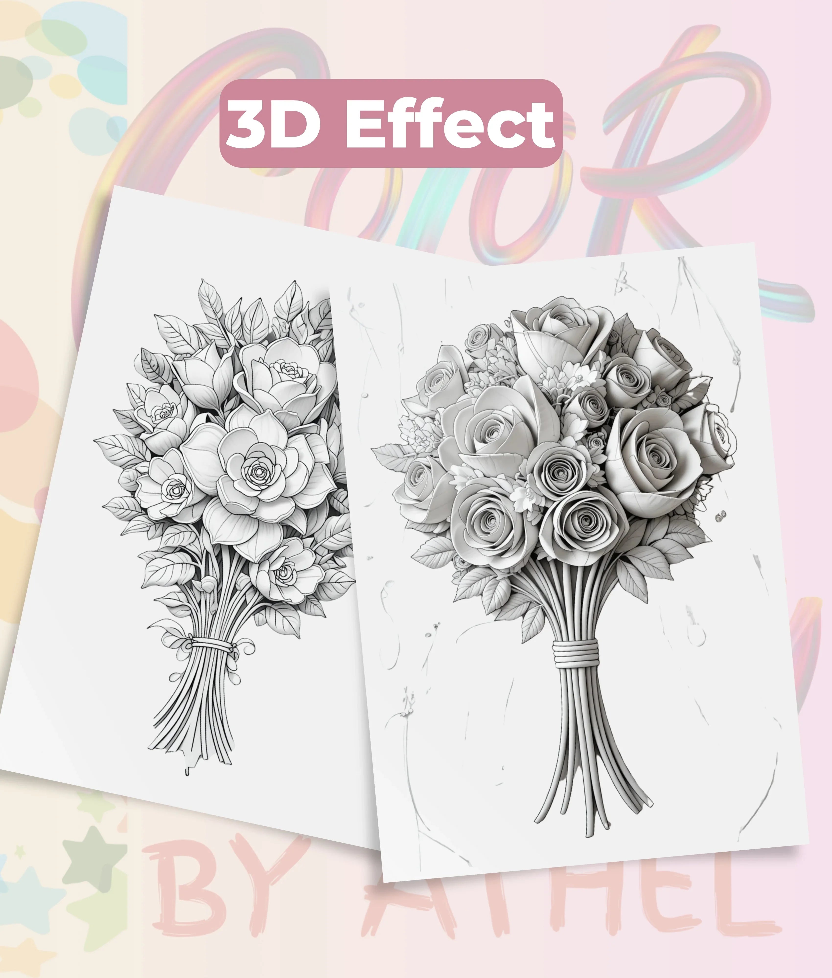Sculpted Blooms Coloring Book Bundle - CraftNest - Digital Crafting and Art