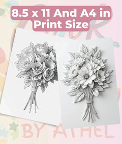 Sculpted Blooms Coloring Book Bundle - CraftNest - Digital Crafting and Art