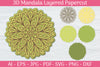 3D Mandala Layered Papercut SVG Bundle