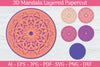 3D Mandala Layered Papercut SVG Bundle