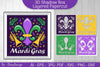 3D Mardi Gras Shadow Box Layered Papercut SVG Bundle