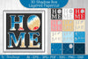 3D Shadowbox Beach Home Layered Papercut SVG Bundle