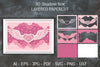 3D Shadow Box Love Angel Wings Layered Papercut SVG Bundle