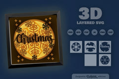 3D Christmas Papercut SVG Bundle - CraftNest - Digital Crafting and Art