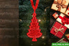 3D Christmas Tree Layered Papercut Clipart Bundle