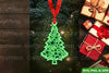 3D Christmas Tree Layered Papercut Clipart Bundle