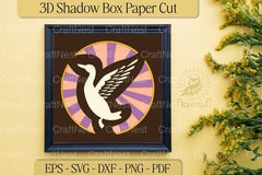 3D Duck Layered Paper Cut Clipart Bundle - CraftNest - Digital Crafting and Art