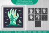 3D Halloween Scene Hand Shadow Box SVG Bundle