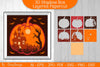 3D Halloween Pumpkin Shadow Box Scene SVG Bundle