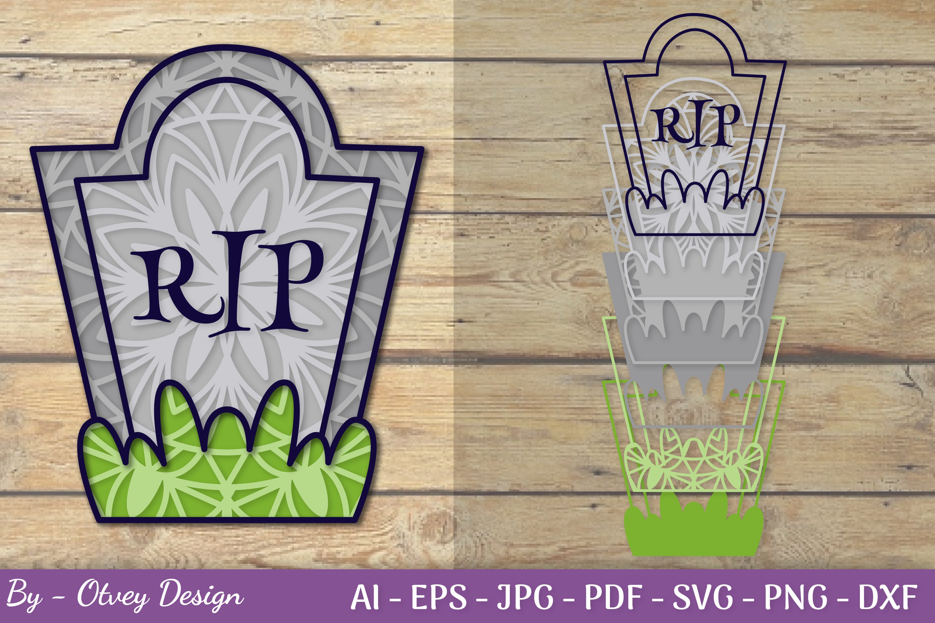 3D Layered Halloween SVG Bundle