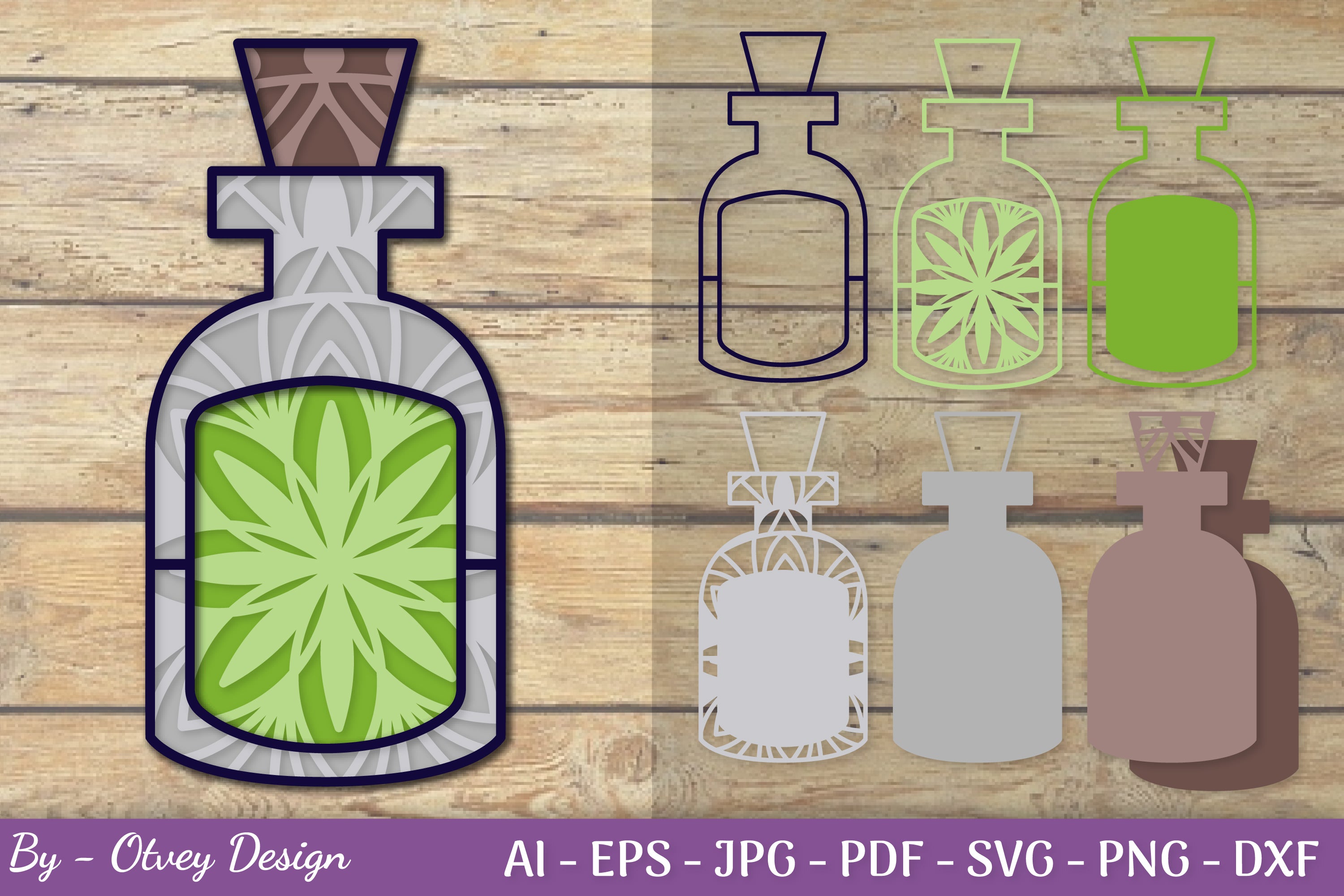 3D Layered Halloween SVG Bundle