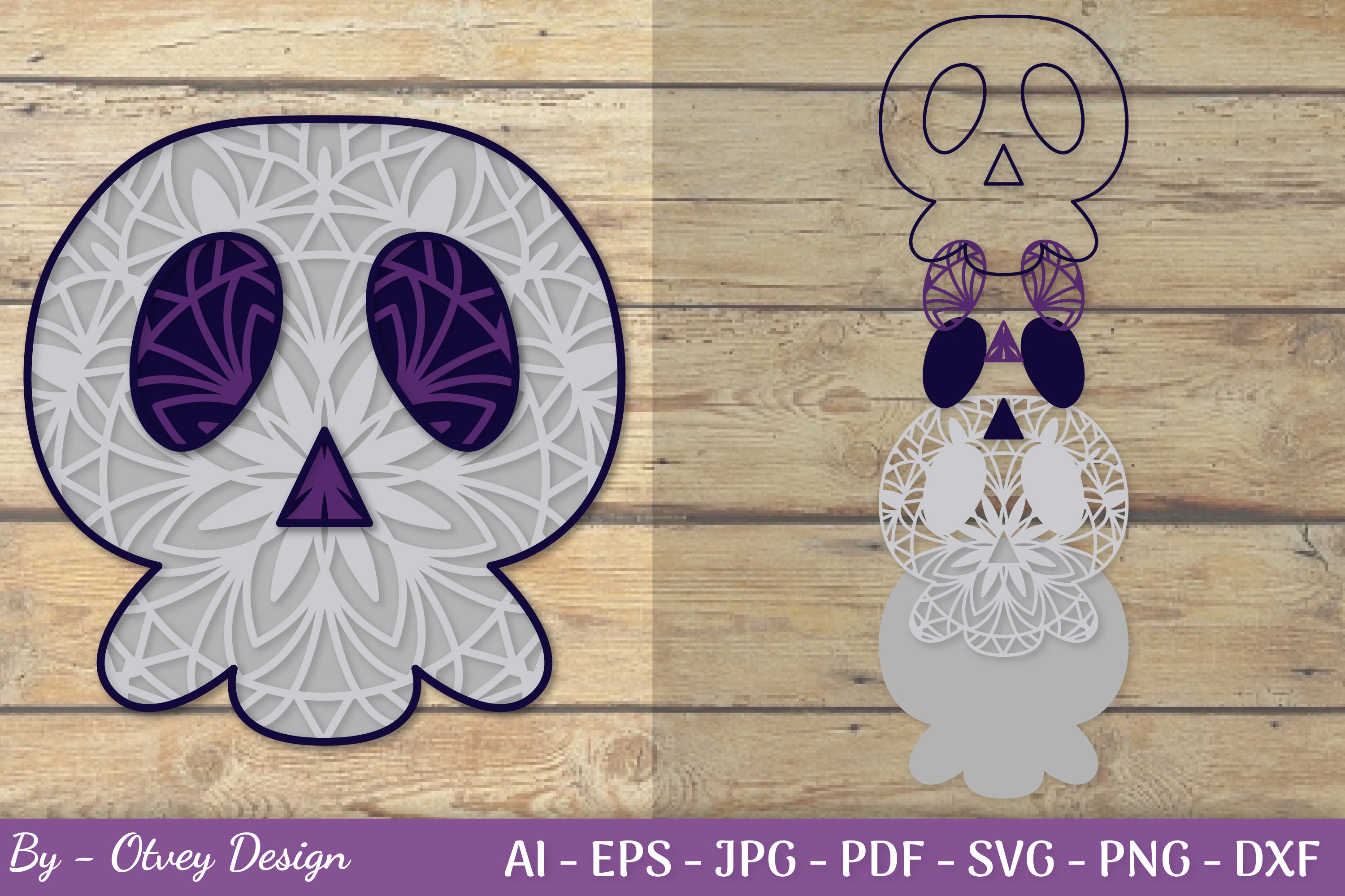 3D Layered Halloween SVG Bundle