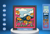 3D Shadow Box Flowers Meadow Papercut SVG Bundle