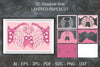 3D Shadow Box Love Angel Wings Layered Papercut SVG Bundle