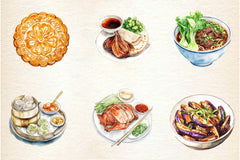 Chinese Food Clipart Bundle 2 - CraftNest - Digital Crafting and Art