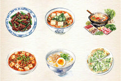 Chinese Food Clipart Bundle 2 - CraftNest - Digital Crafting and Art