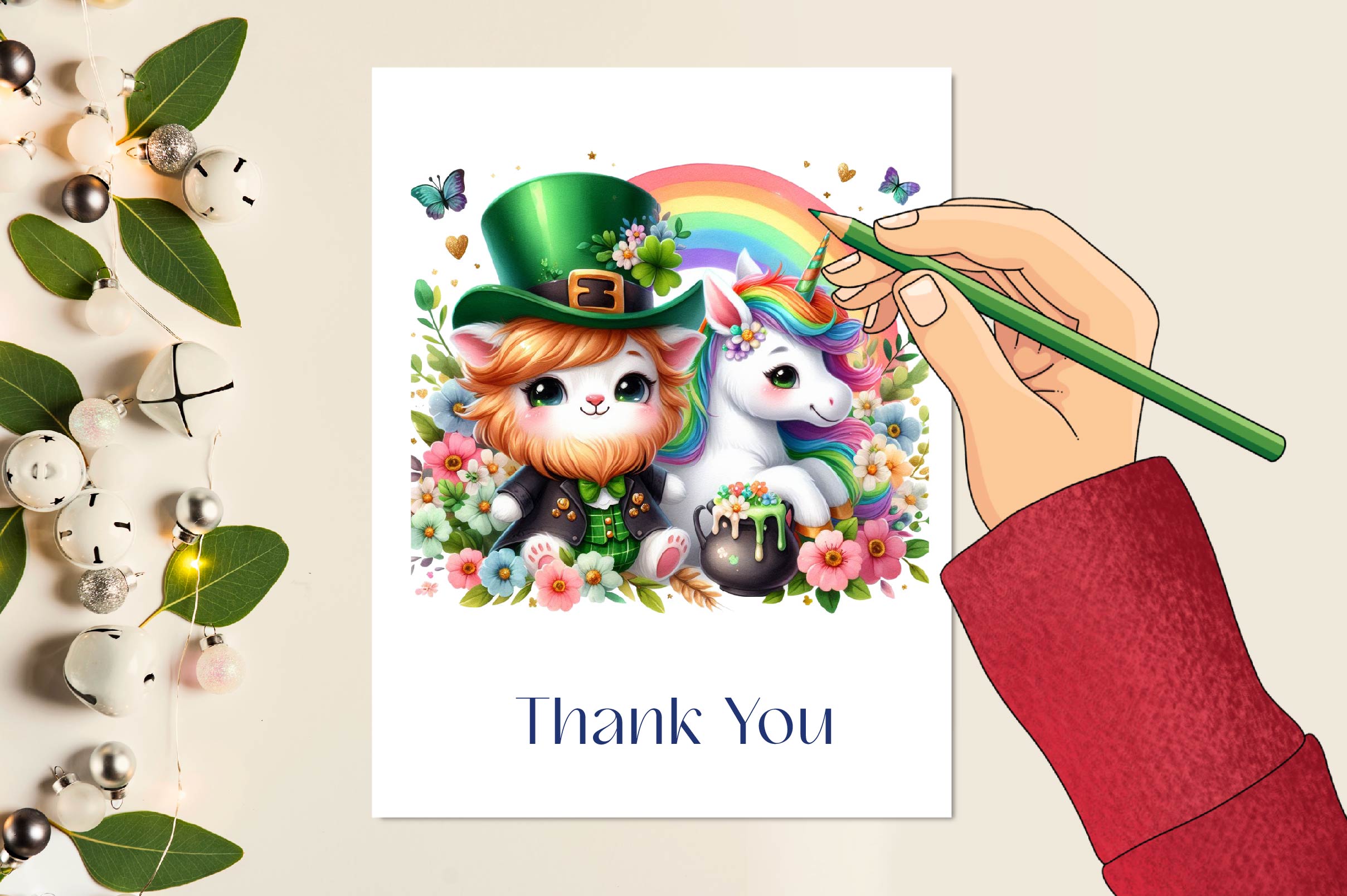 St Patricks Unicorn Clipart Bundle - CraftNest - Digital Crafting and Art