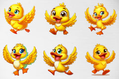 Funny Duck Clipart Bundle 3 - CraftNest - Digital Crafting and Art