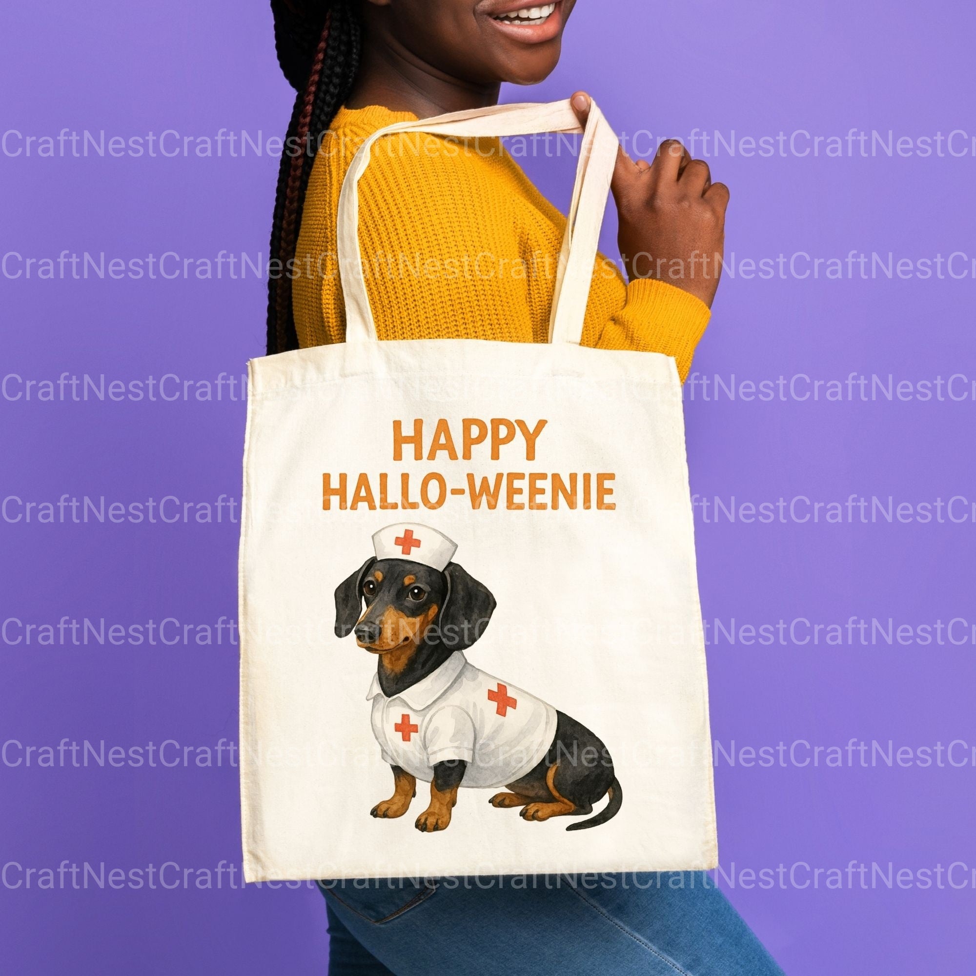 Dachshund Nurse Halloween Clipart Bundle - CraftNest - Digital Crafting and Art